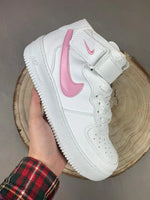 Nike Air Force bota logo rosa