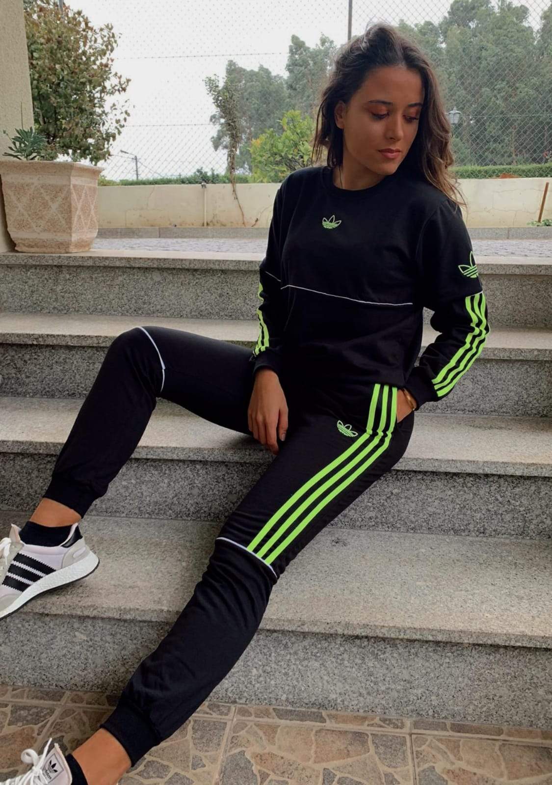 Chandal discount adidas verde