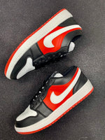 Nike Air Jordan 1 Bajas Rojas Negras