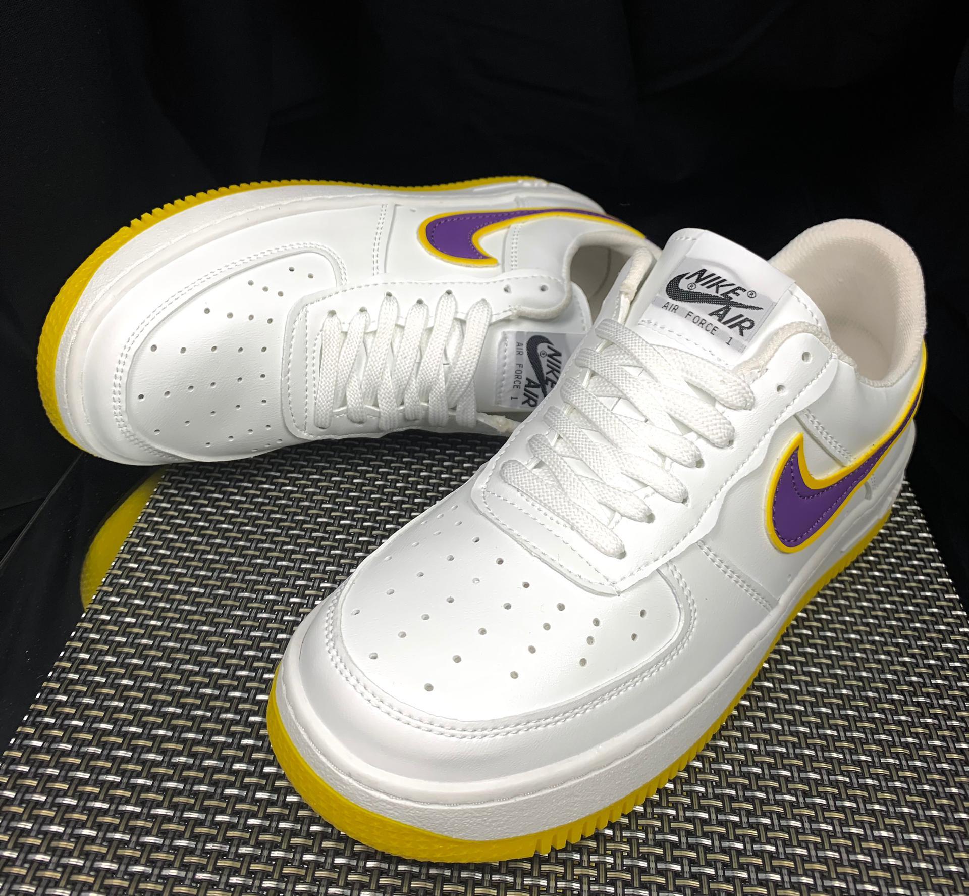 Nike air force 1 los sales angeles lakers